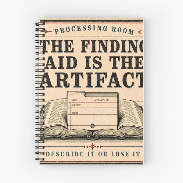 Item preview, The Finding Aid Is The Artifact Archive Emblem designed and sold by BoosterShop.