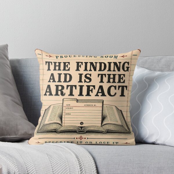 Item preview, The Finding Aid Is The Artifact Archive Emblem designed and sold by BoosterShop.