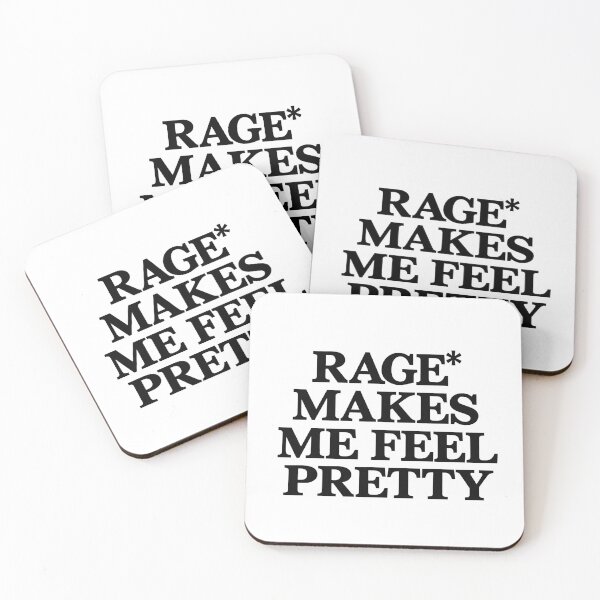Item preview, Rage Makes Me Feel Pretty - Unhinged Feminist designed and sold by ModdiesColors.