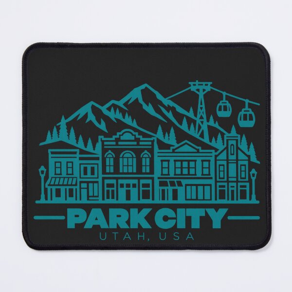 Item preview, Park City Utah USA Line Art Travel Poster designed and sold by CMYKStudio.