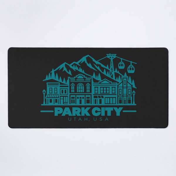 Item preview, Park City Utah USA Line Art Travel Poster designed and sold by CMYKStudio.