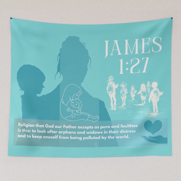 Item preview, Graphic Design - James1:27 Religion that God accepts designed and sold by Boy and Belugee Studio.