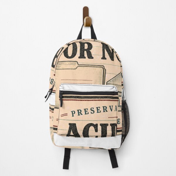 Item preview, Acid Free Or Nothing preservation archivist emblem designed and sold by BoosterShop.