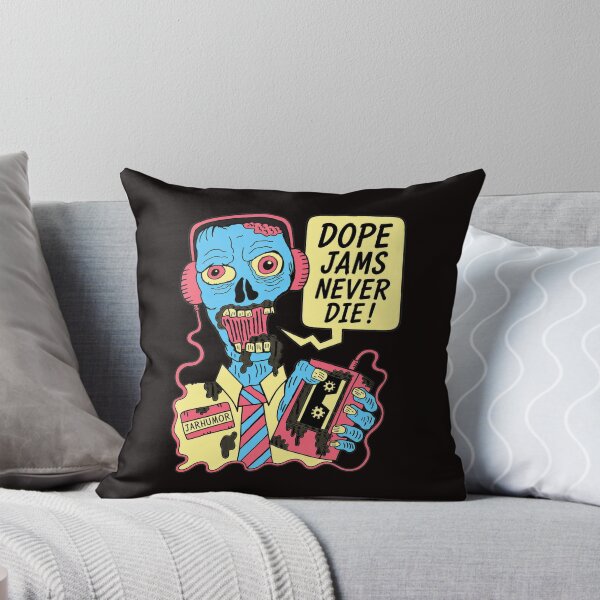 Item preview, Zombie Music Player Funny Retro Dope Jams Never Die designed and sold by Lagoart.