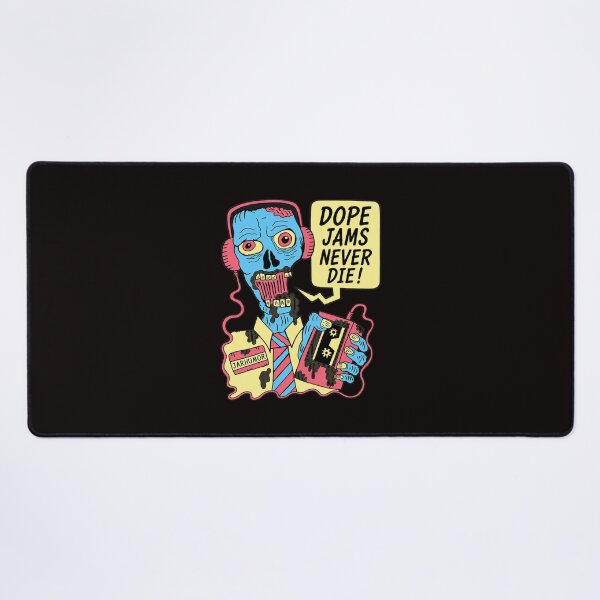 Item preview, Zombie Music Player Funny Retro Dope Jams Never Die designed and sold by Lagoart.