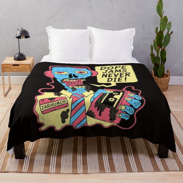 Item preview, Zombie Music Player Funny Retro Dope Jams Never Die designed and sold by Lagoart.