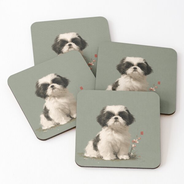 Item preview, Vintage Shih Tzu Dog designed and sold by PastellFable.
