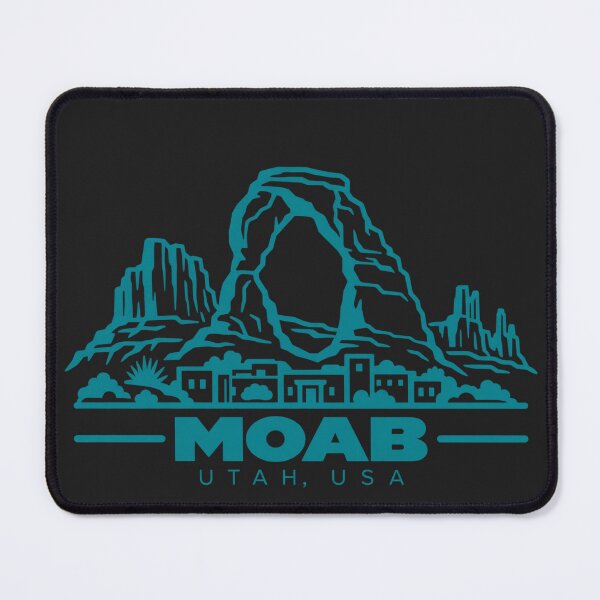 Item preview, Moab Utah USA Line Art Travel Poster designed and sold by CMYKStudio.