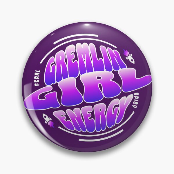 Item preview, Gremlin Girl Energy Feral Spicy Bubble Typography   designed and sold by FaeryNuff.