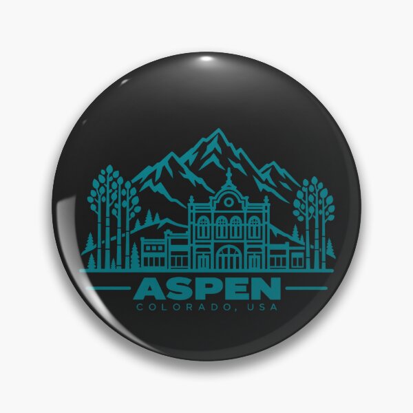 Item preview, Aspen Colorado USA Line Art Travel Poster designed and sold by CMYKStudio.