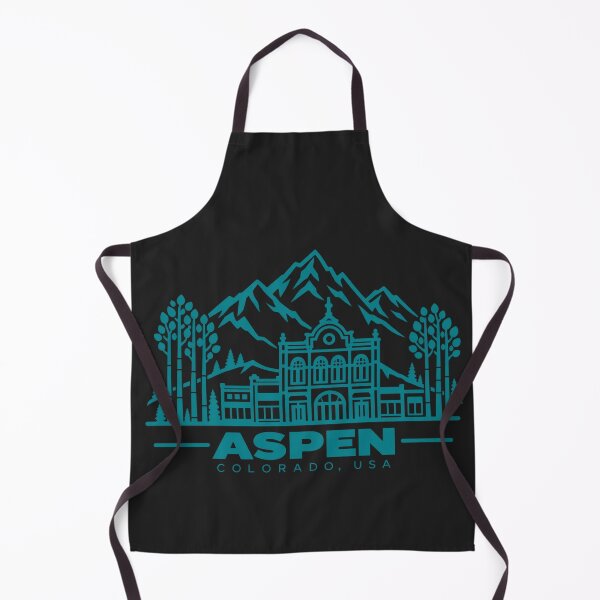 Item preview, Aspen Colorado USA Line Art Travel Poster designed and sold by CMYKStudio.