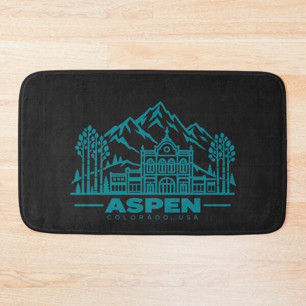 Item preview, Aspen Colorado USA Line Art Travel Poster designed and sold by CMYKStudio.