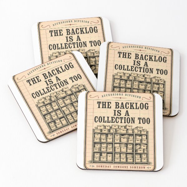 Item preview, The Backlog Is A Collection Too Access Emblem designed and sold by BoosterShop.