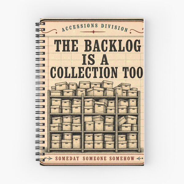 Item preview, The Backlog Is A Collection Too Access Emblem designed and sold by BoosterShop.