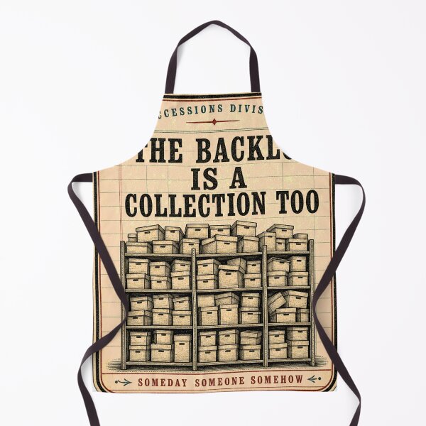 Item preview, The Backlog Is A Collection Too Access Emblem designed and sold by BoosterShop.