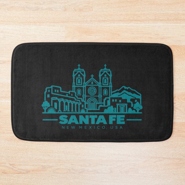 Item preview, Santa Fe New Mexico USA Line Art Landmark Poster designed and sold by CMYKStudio.