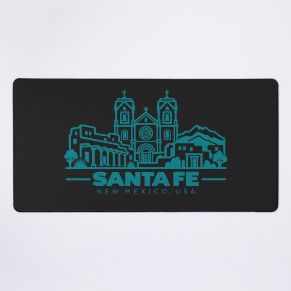 Item preview, Santa Fe New Mexico USA Line Art Landmark Poster designed and sold by CMYKStudio.