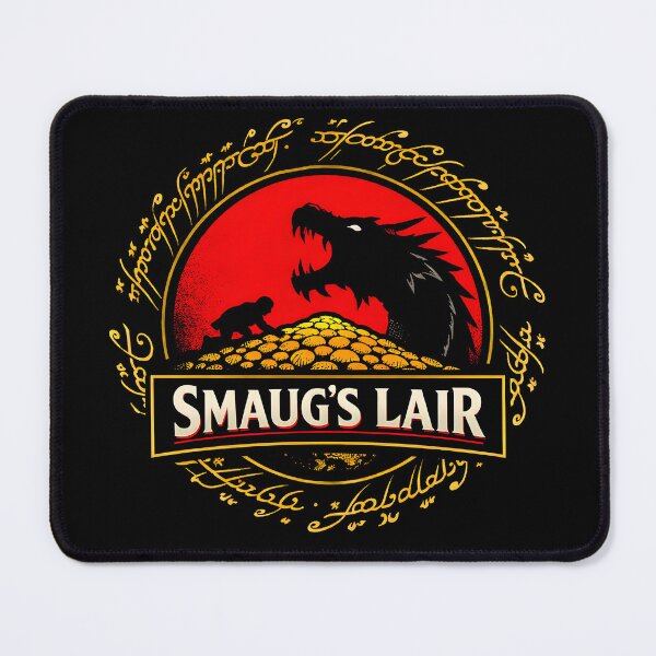 Item preview, Smaug's Lair Jurassic Park Parody – Lonely Mountain Fantasy Graphic Tee designed and sold by Overlord Kingdom.