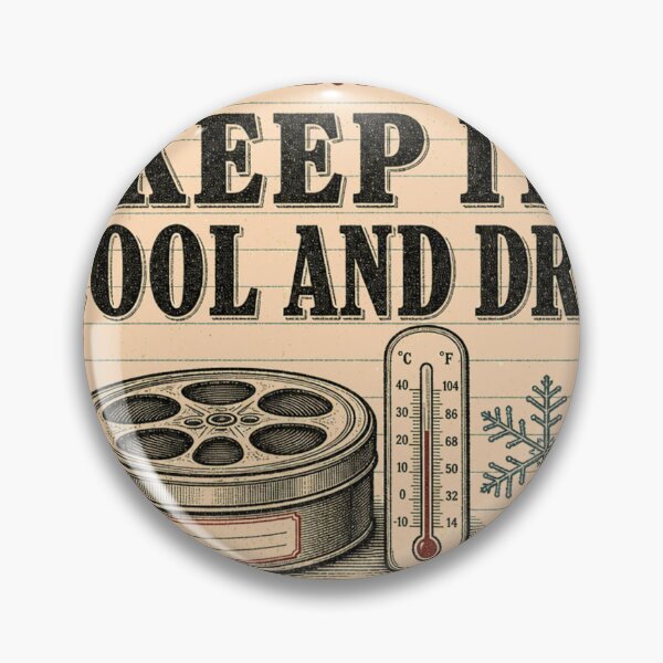 Item preview, Keep It Cool And Dry Film Preservation Emblem designed and sold by BoosterShop.