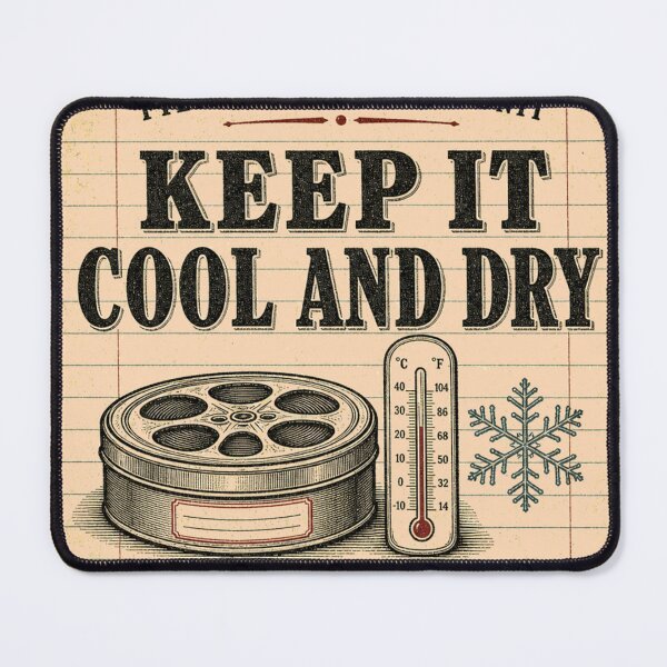 Item preview, Keep It Cool And Dry Film Preservation Emblem designed and sold by BoosterShop.
