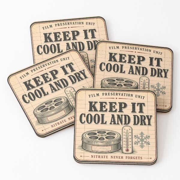 Item preview, Keep It Cool And Dry Film Preservation Emblem designed and sold by BoosterShop.
