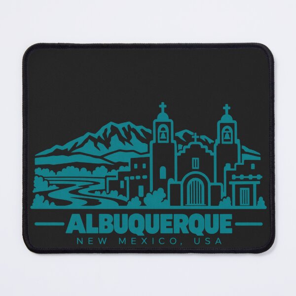 Item preview, Albuquerque New Mexico USA Line Art Skyline Poster designed and sold by CMYKStudio.