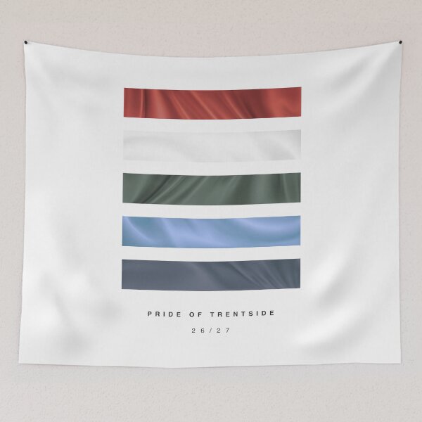 Item preview, ‘Pride of Trentside’ 26/27 Football Kit Hue Palette - Red & White designed and sold by The Colourful Game.