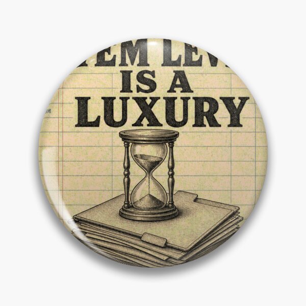 Item preview, Item Level Is A Luxury Archive Access Emblem designed and sold by BoosterShop.