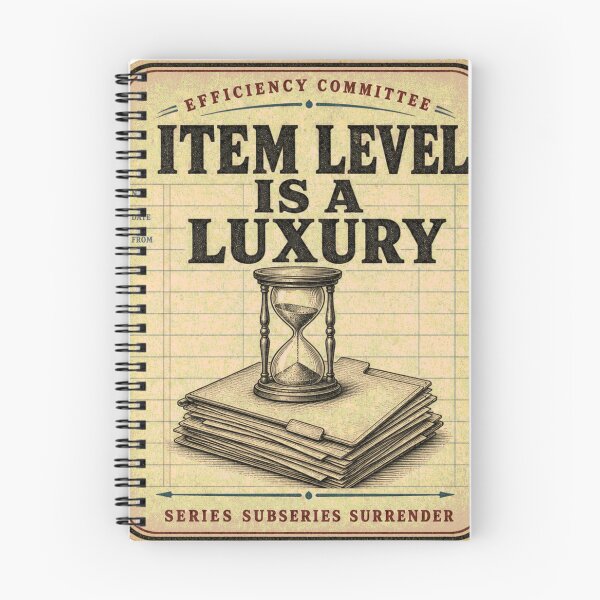 Item preview, Item Level Is A Luxury Archive Access Emblem designed and sold by BoosterShop.