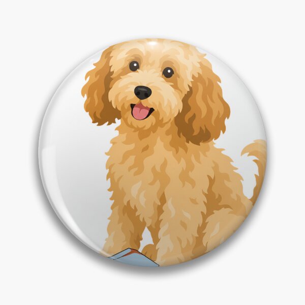 Item preview, Funny Gym Dog Meme Quote Goldendoodle Workout Sticker designed and sold by SoukaArtStore.
