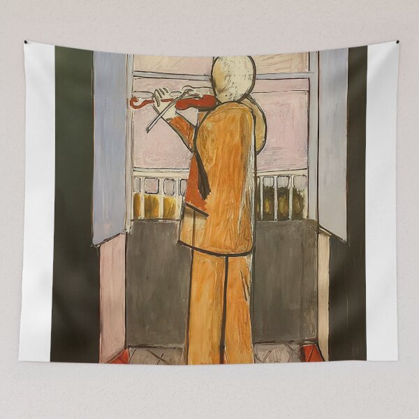 Item preview, The violinist at the window 1918 designed and sold by VeilOfPigments.