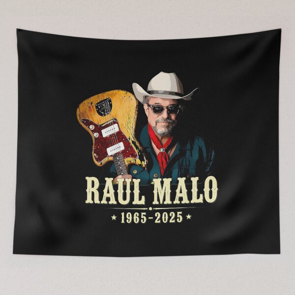 Item preview, Raul Malo Tribute 1965-2025 Cowboy Guitar Art designed and sold by Bloowardi.