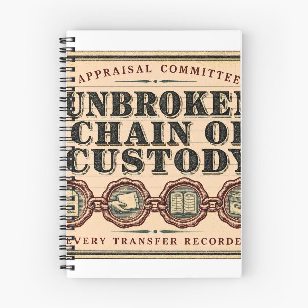 Item preview, Unbroken Chain Of Custody Archive Review Emblem designed and sold by BoosterShop.