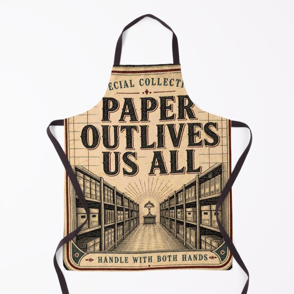 Item preview, Paper Outlives Us All Special Collection Emblem designed and sold by BoosterShop.