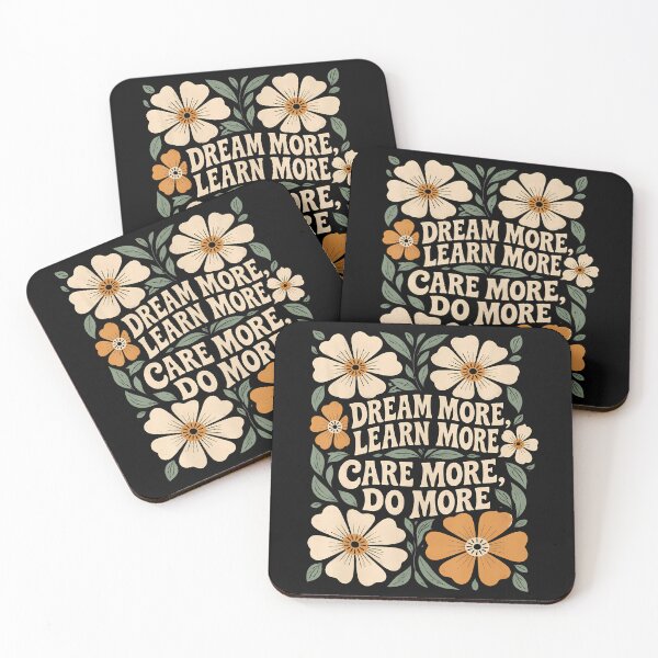 Item preview, Dream More Learn More Care More Do More Floral Boho designed and sold by darriahad.