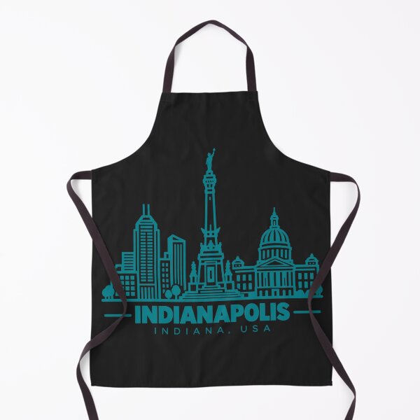 Artikelvorschau, Indianapolis Indiana USA Linienkunst-Skyline-Poster entworfen und verkauft von CMYKStudio.
