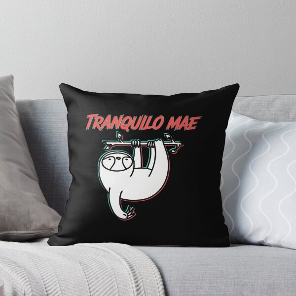Item preview, Tranquilo Mae Sloth Glitch Text Chill Vibes  designed and sold by Bloowardi.