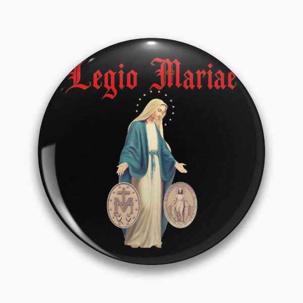 Item preview, Legio Mariae Gothic Virgin Mary Miraculous Medals designed and sold by Bloowardi.