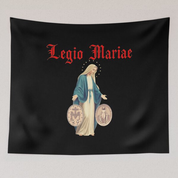 Item preview, Legio Mariae Gothic Virgin Mary Miraculous Medals designed and sold by Bloowardi.