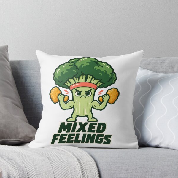 Item preview, Mixed Feelings – Funny Broccoli Lifting Chicken Nuggets designed and sold by PG Shop Art.