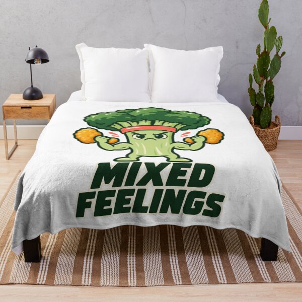 Item preview, Mixed Feelings – Funny Broccoli Lifting Chicken Nuggets designed and sold by PG Shop Art.