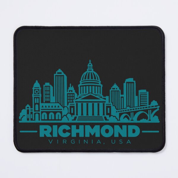 Item preview, Richmond Virginia USA Line Art Landmark Poster designed and sold by CMYKStudio.