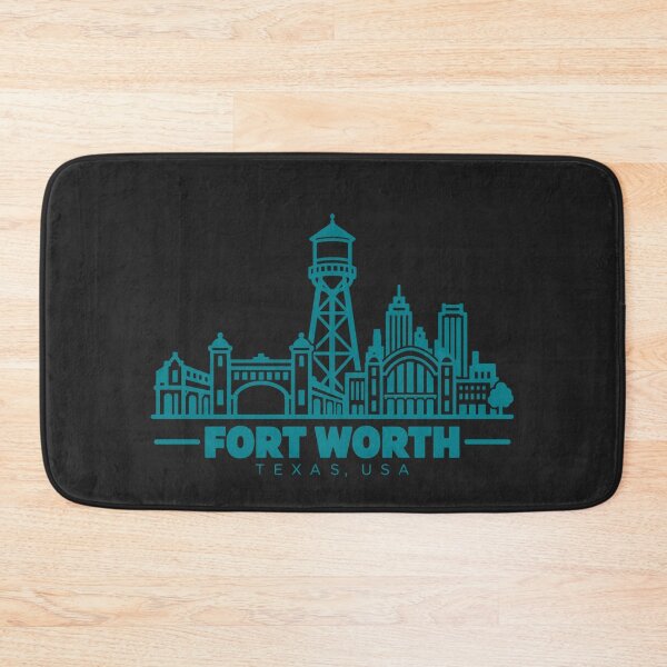 Item preview, Fort Worth Texas USA Line Art Skyline Poster designed and sold by CMYKStudio.