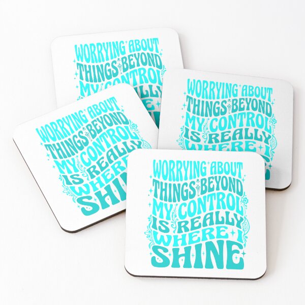 Item preview, Worrying About Things Beyond My Control Funny Anxiety Quote Graphic designed and sold by HieuarsaWorks.