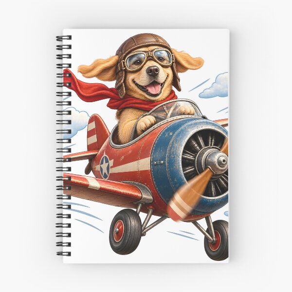 Item preview, Labrador Vintage Pilot – Funny Dog Aviator Flying Retro Airplane designed and sold by builtforyou.