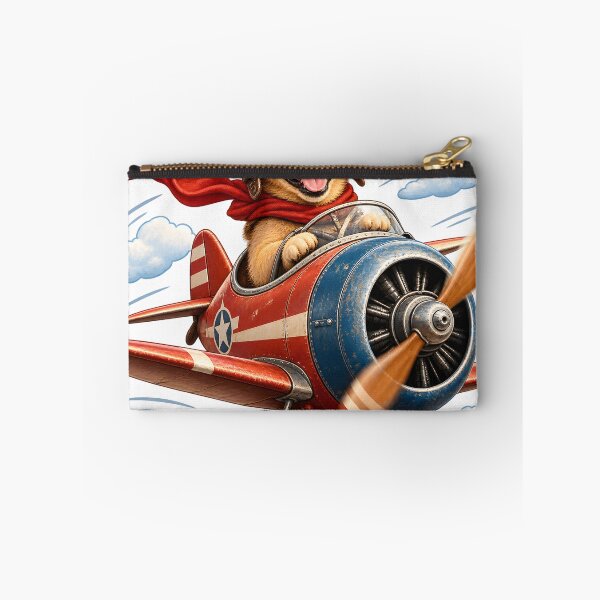 Item preview, Labrador Vintage Pilot – Funny Dog Aviator Flying Retro Airplane designed and sold by builtforyou.