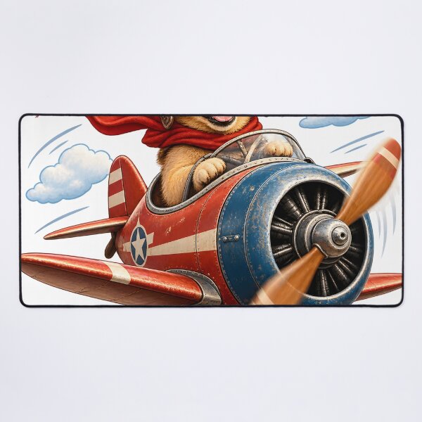 Item preview, Labrador Vintage Pilot – Funny Dog Aviator Flying Retro Airplane designed and sold by builtforyou.
