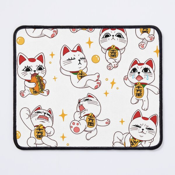Item preview, Turbo Granny Dandadan Seamless Pattern | Cursed Lucky Cat Vector Art | Japanese Yokai Anime Design designed and sold by mashumallow.
