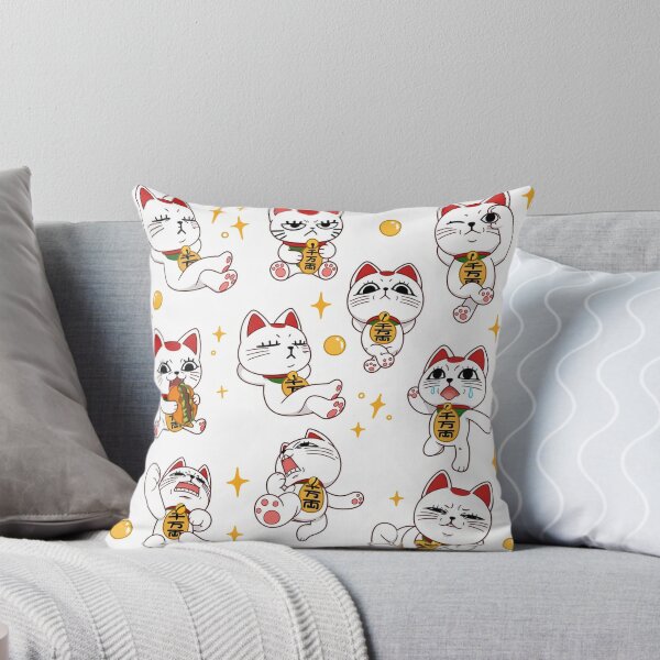 Item preview, Turbo Granny Dandadan Seamless Pattern | Cursed Lucky Cat Vector Art | Japanese Yokai Anime Design designed and sold by mashumallow.