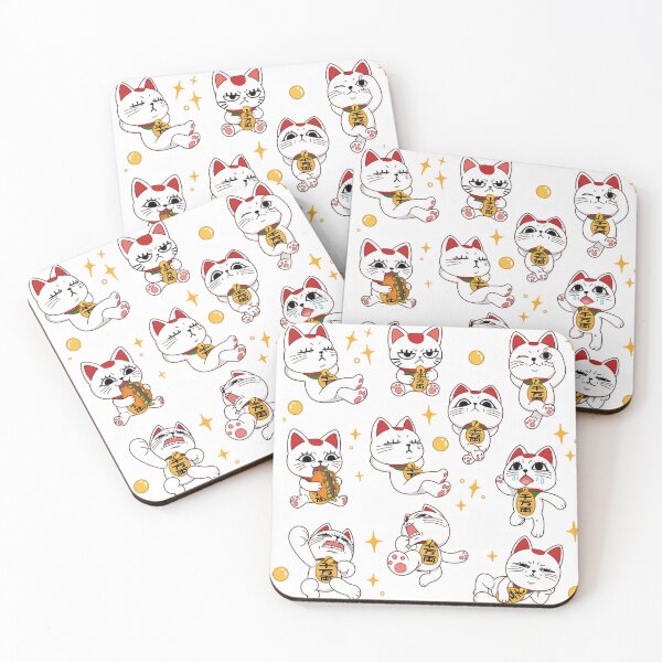 Item preview, Turbo Granny Dandadan Seamless Pattern | Cursed Lucky Cat Vector Art | Japanese Yokai Anime Design designed and sold by mashumallow.